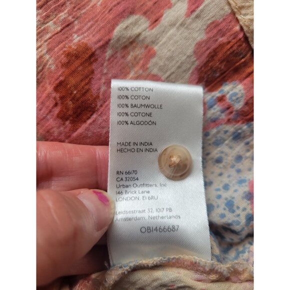 Anthropolgie Plicro Colorful Lightweight V Neck Dolman Sleeve Blouse Size XS - Picture 12 of 12